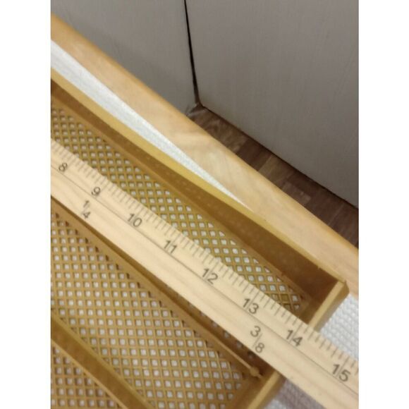 Vintage silverware tray, organizer harvest Gold - Picture 5 of 6